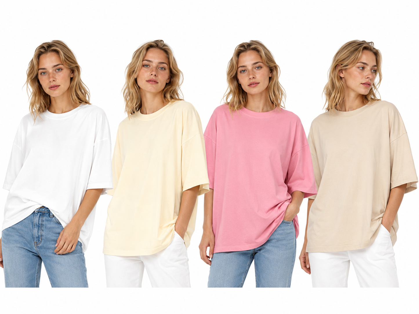 Basic T-Shirt 100% Baumwolle