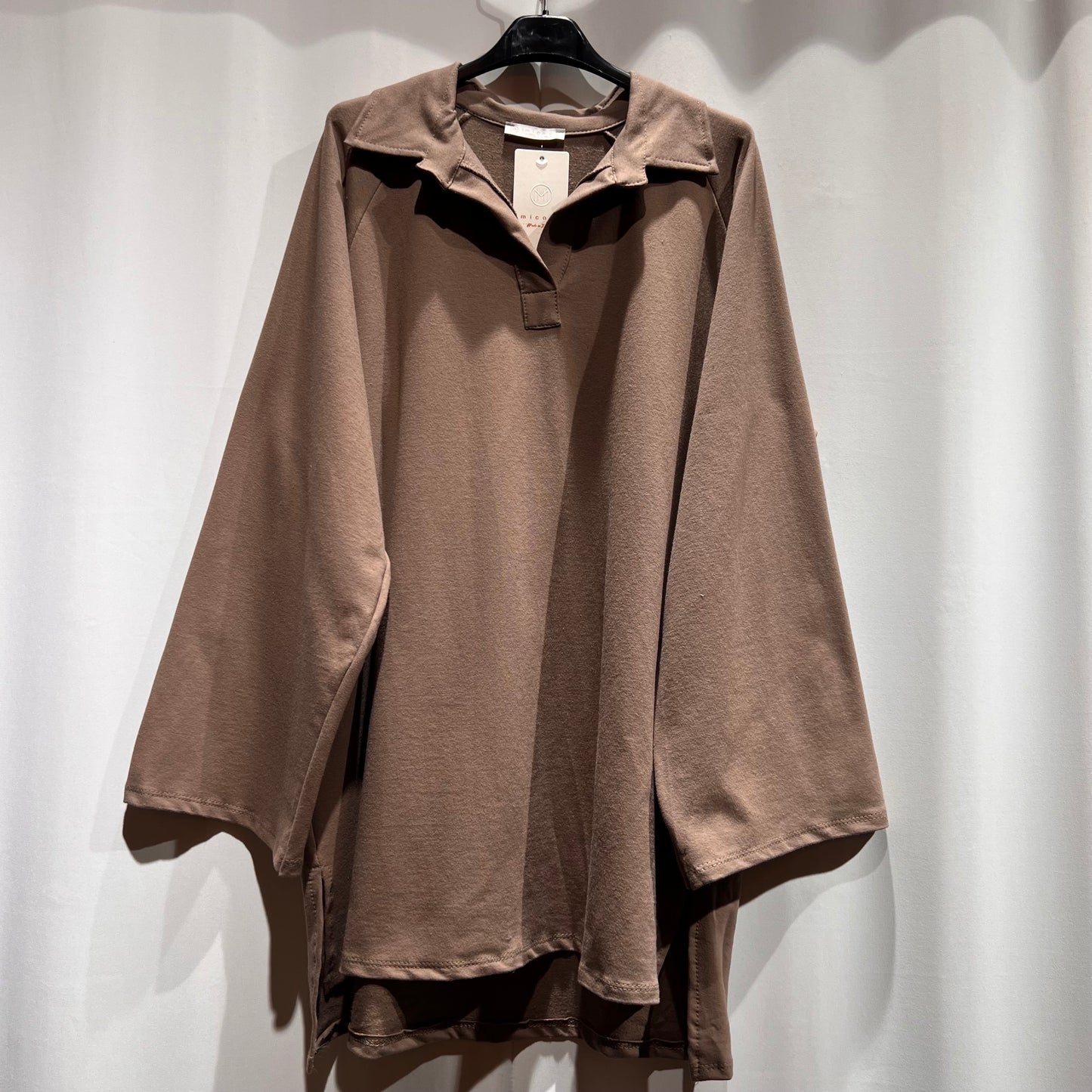 Baumwoll Shirt mit Kragen