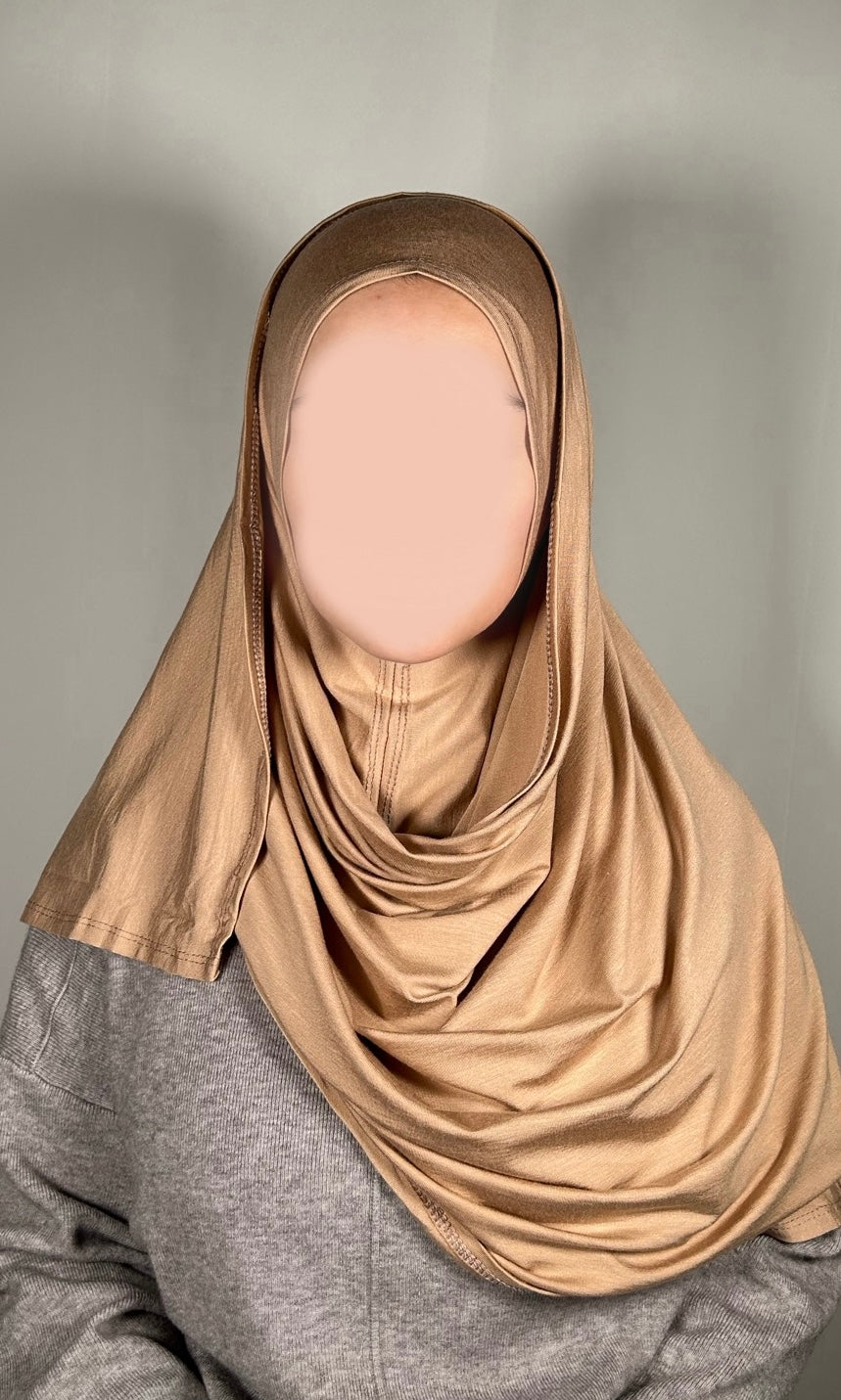 Vorgenähter Jersey Hijab