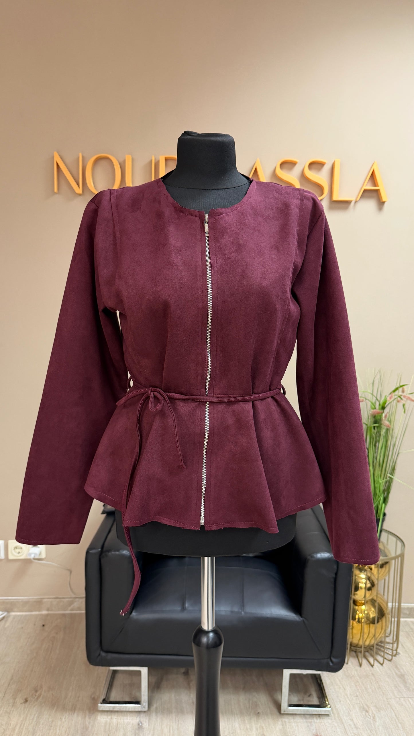 Jäckchen Wildleder Optik