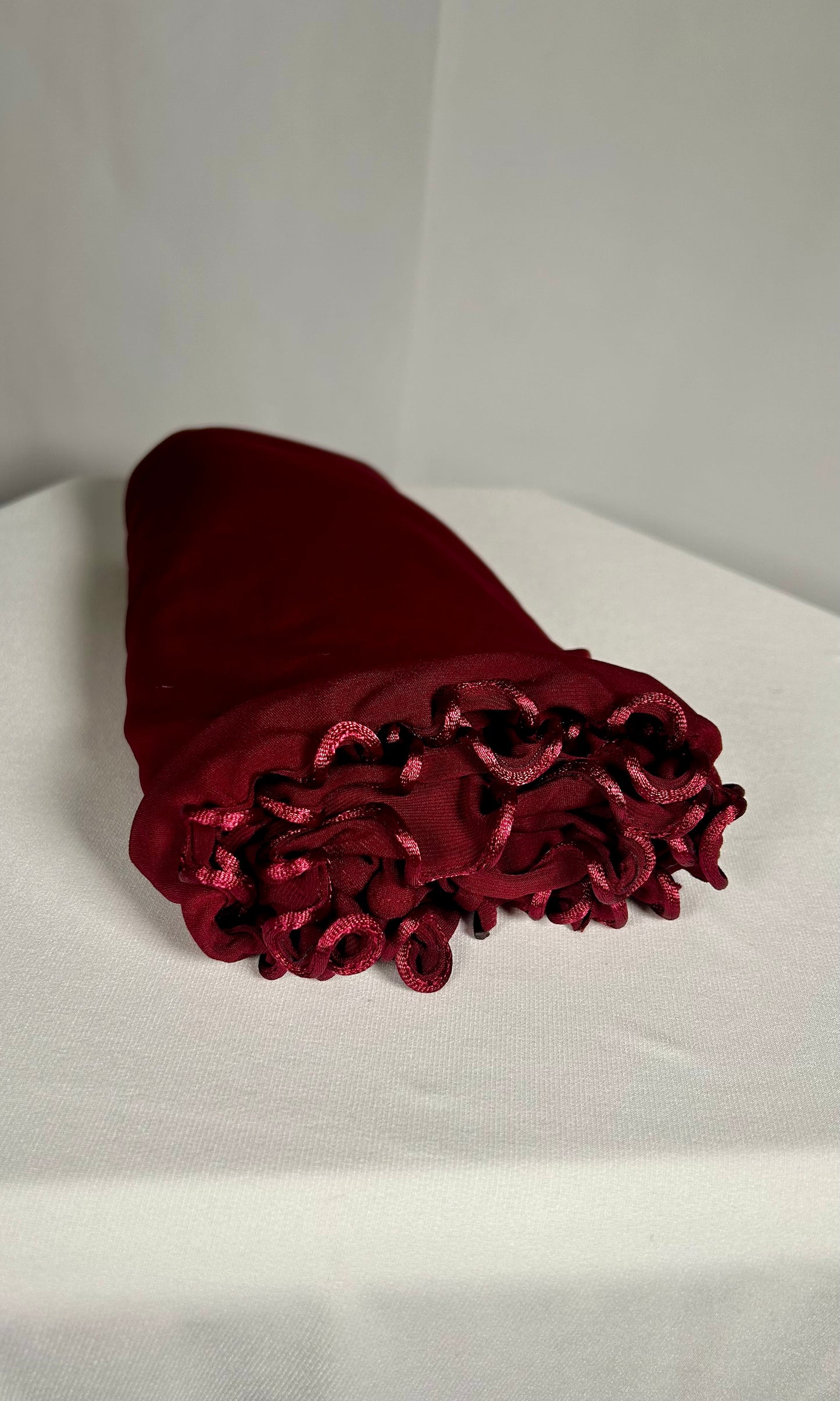 Premium Jersey Hijab mit Welle