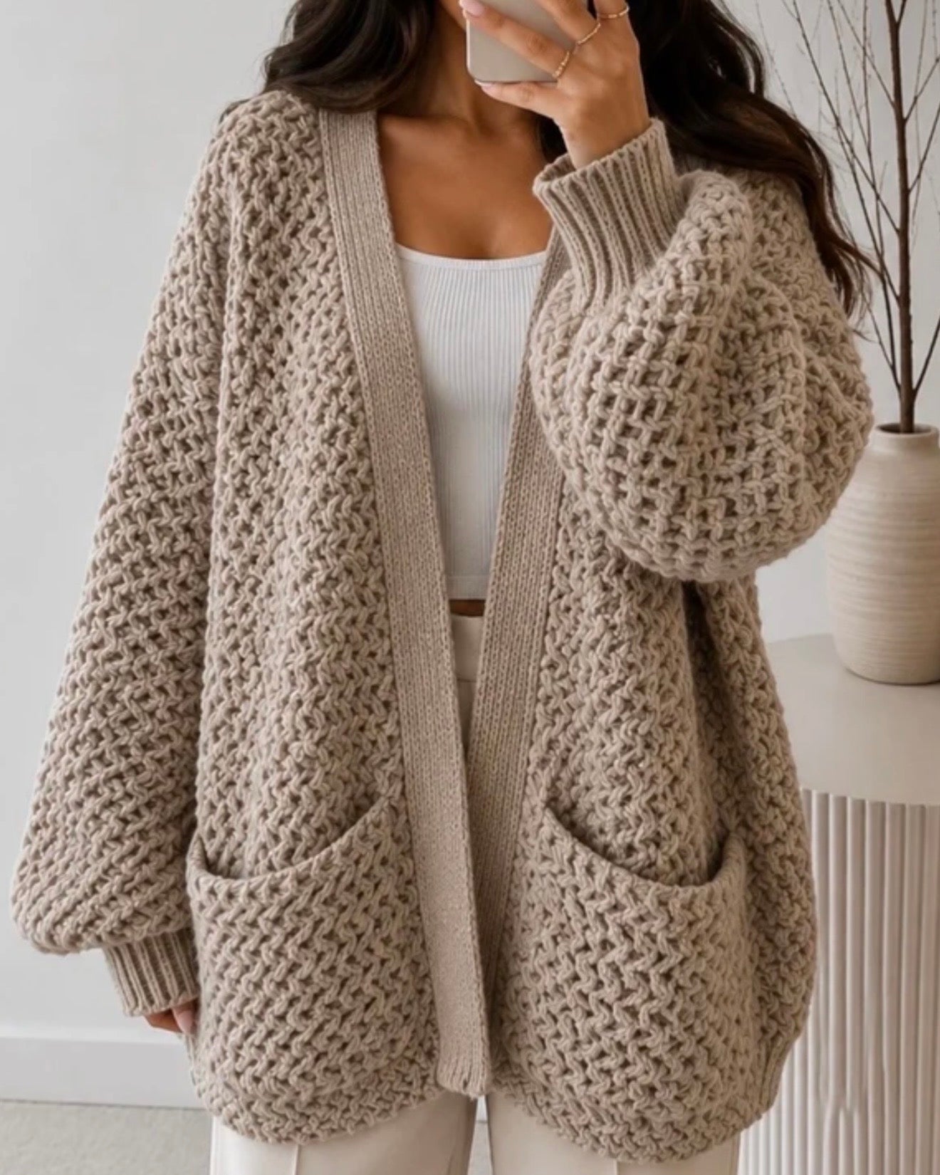 Grobstrick Cardigan