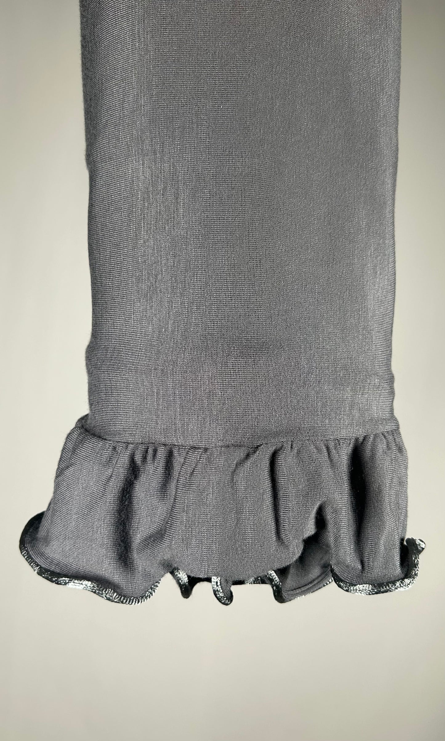 Premium Cotton Jersey mit Rüschen