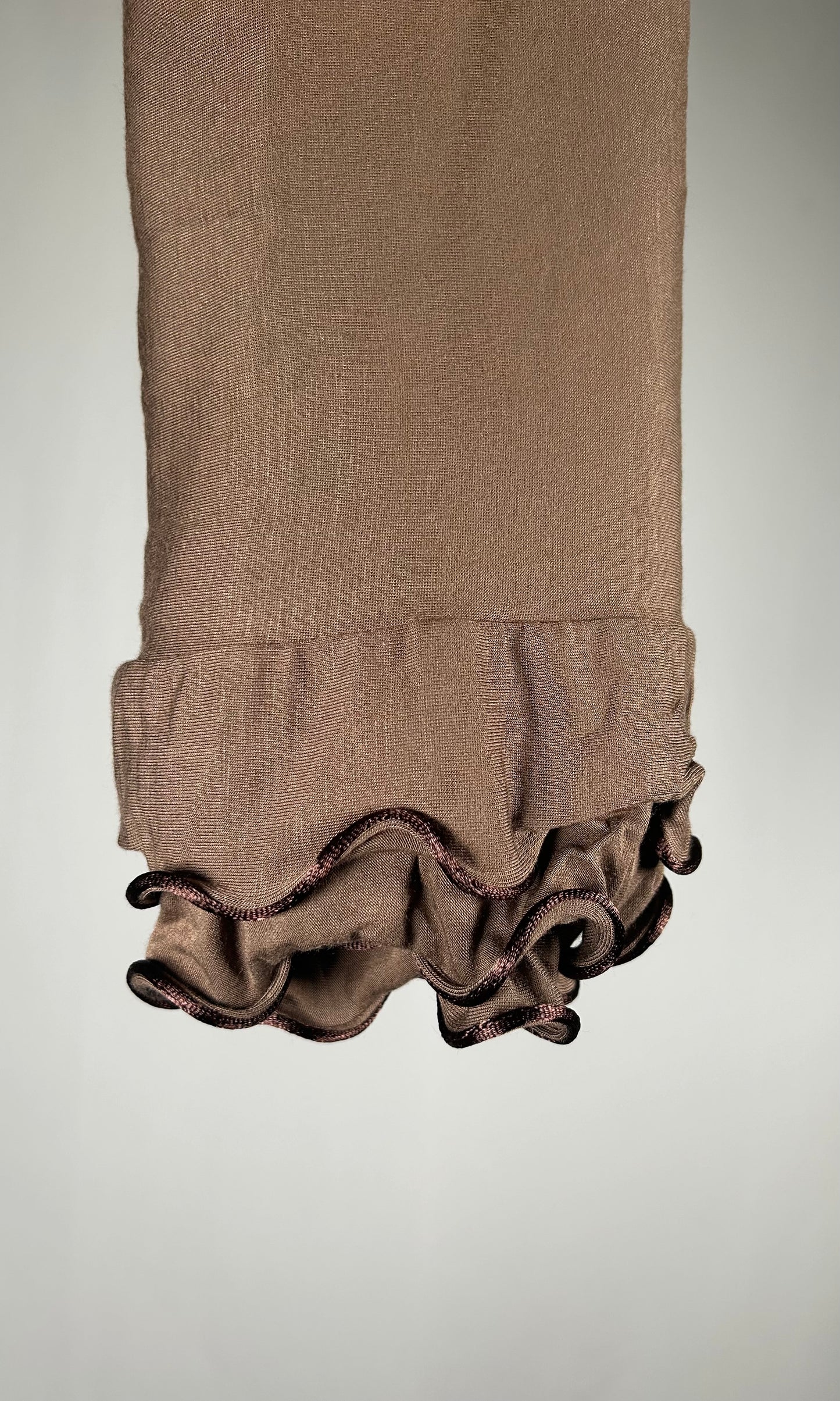 Premium Cotton Jersey mit Rüschen