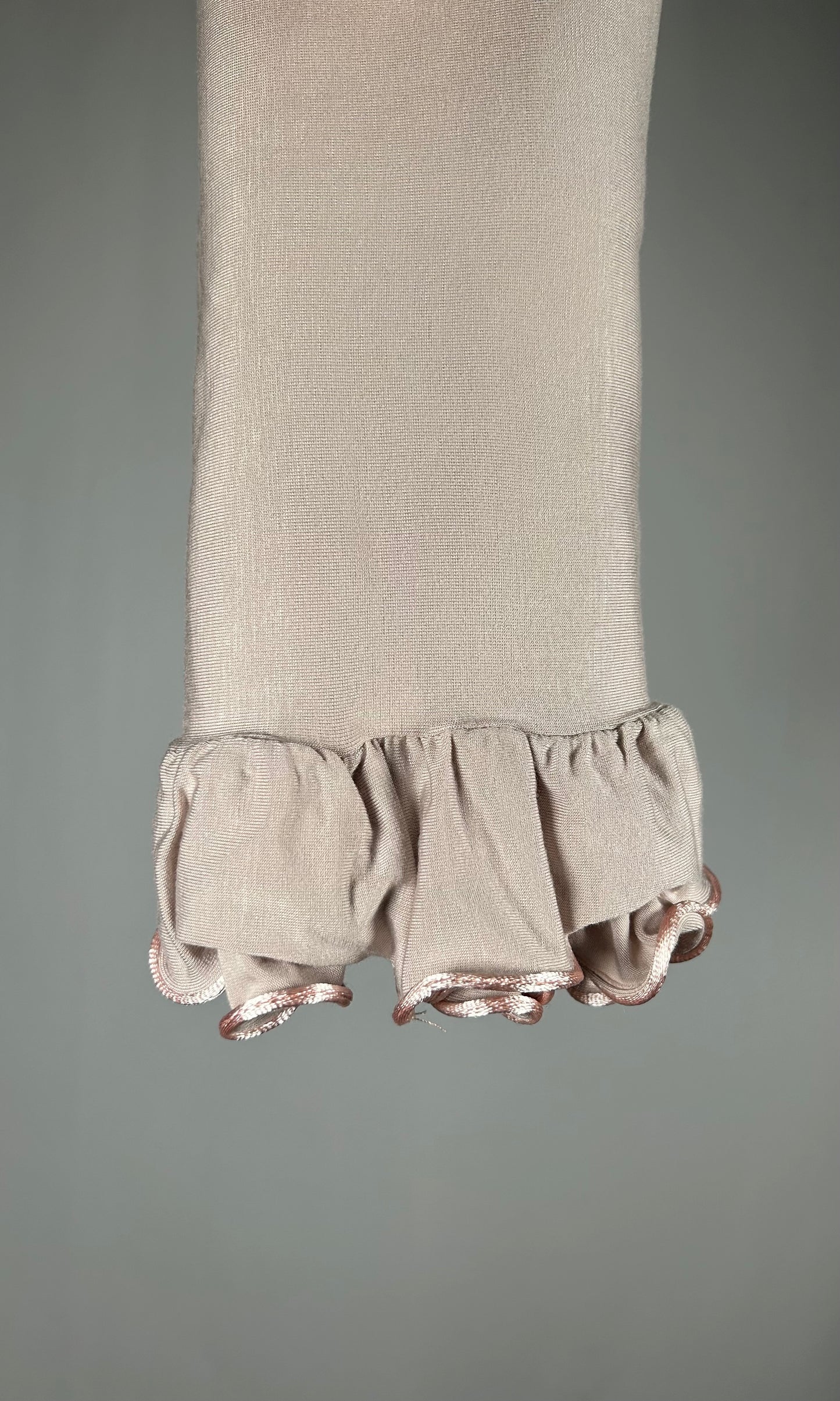 Premium Cotton Jersey mit Rüschen
