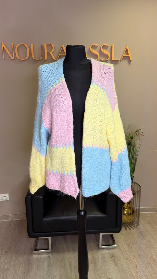 Cardigan ohne Knöpfe Oversize