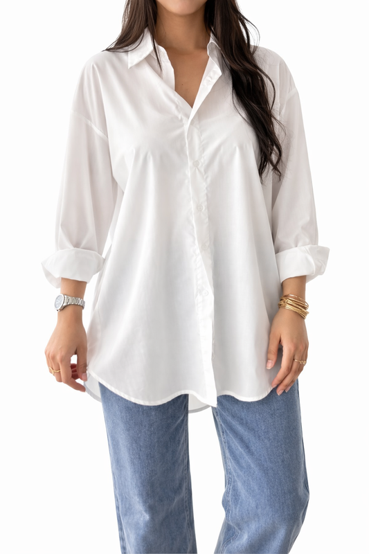 Basic Oversize Bluse