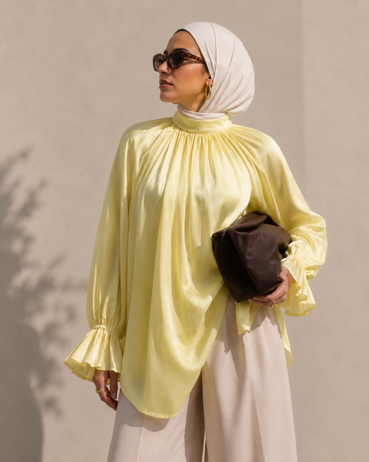 Organza Bluse